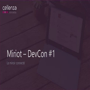 Miriot DevCon Programmez!
