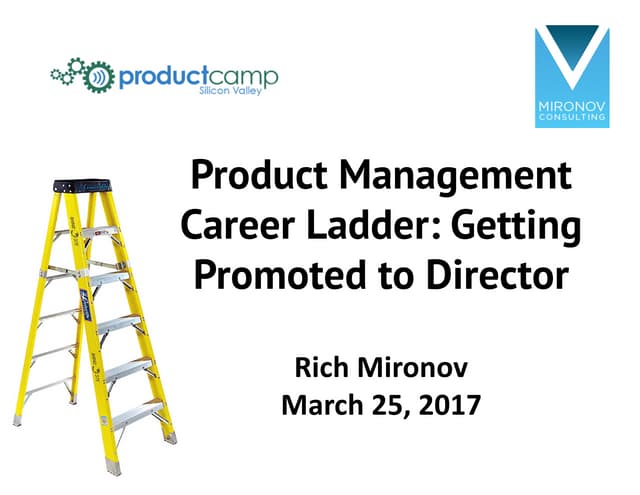 Product Career Ladder: Getting Prom...