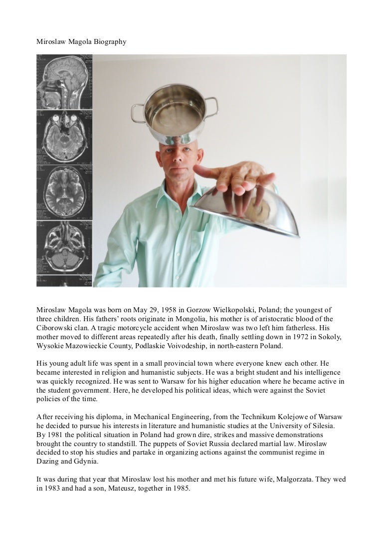 Miroslaw Magola biography