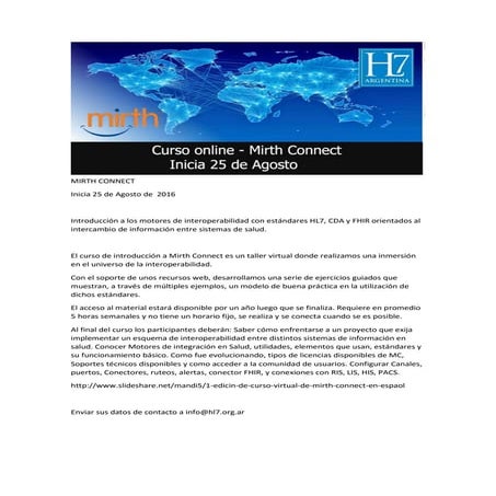 Mirth tutorial 4 FHIR | PDF