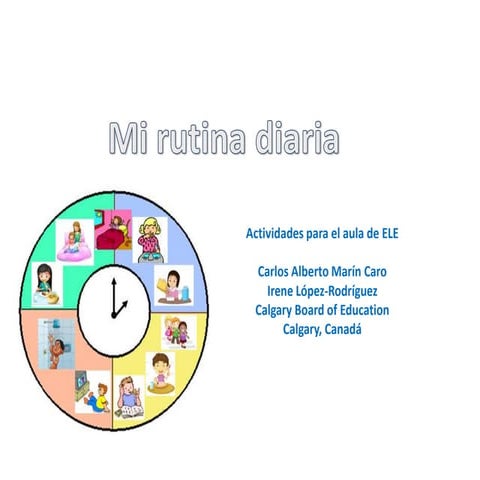 Mi rutina diaria unit