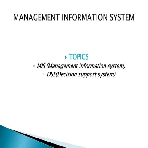 MIS presentation