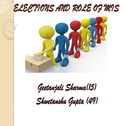 management information system in elections