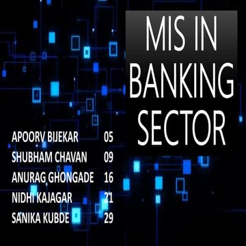 Management information system in banking sector