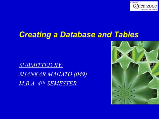creating data