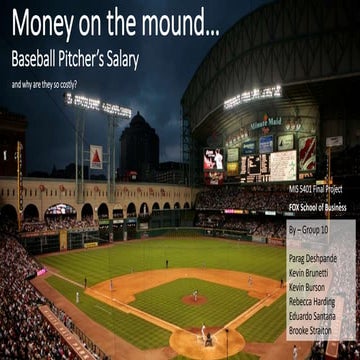 How to calculate pitcher's salary?