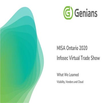 What we learned from MISA Ontario 2020 Infosec