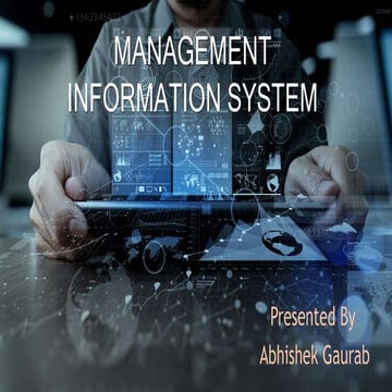  Health Management Information System; Abhishek Gaurab,M.Sc,odisha,India