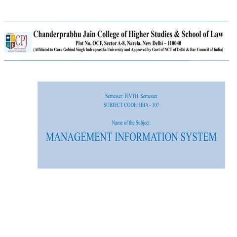 Management Information System
