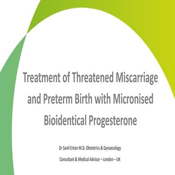 Role of Progesterone in Preterm Labour | PPTX