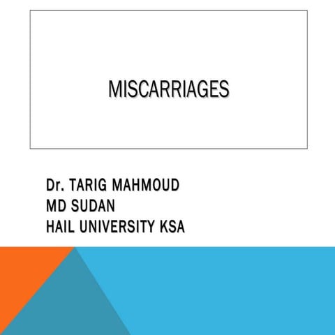 Miscarriages
