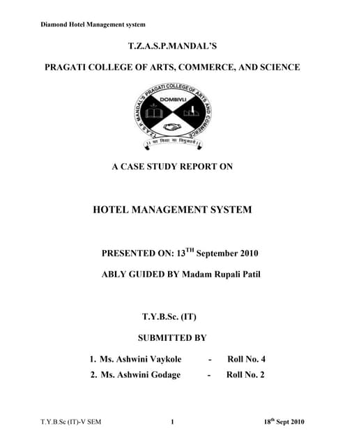 Mis case study
