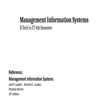 Management Information System unit 1 notes