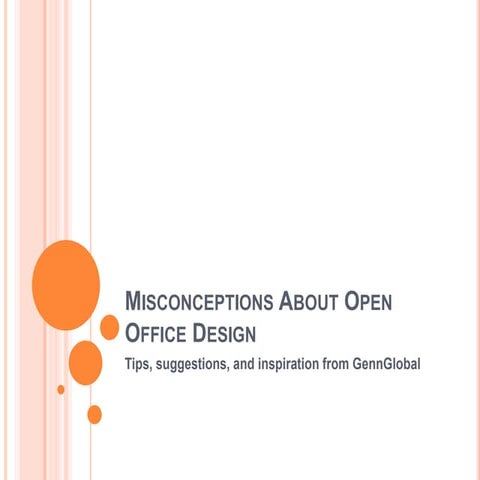 Misconceptions About Open Office Design -  GennGlobal