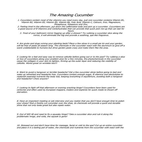 Misc stuff from my emails