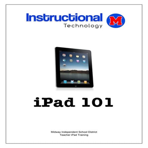 Misd i pad 101 book