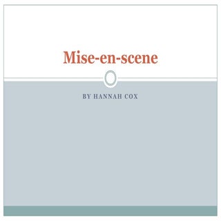 Mise-en-scene