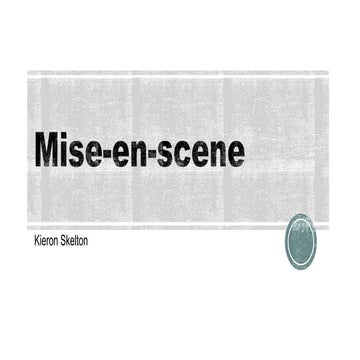 Mise en-scene