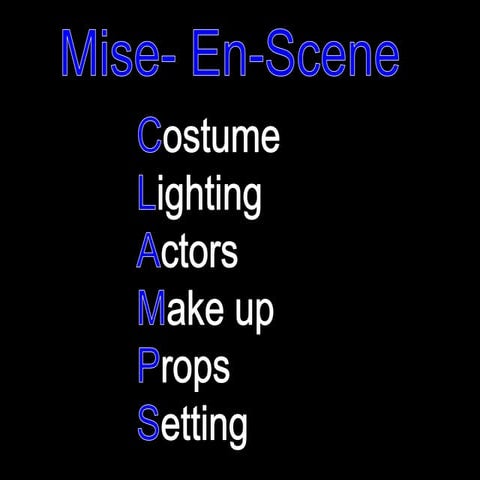 Mise en scene