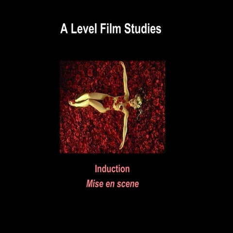 Film language - mise en scene