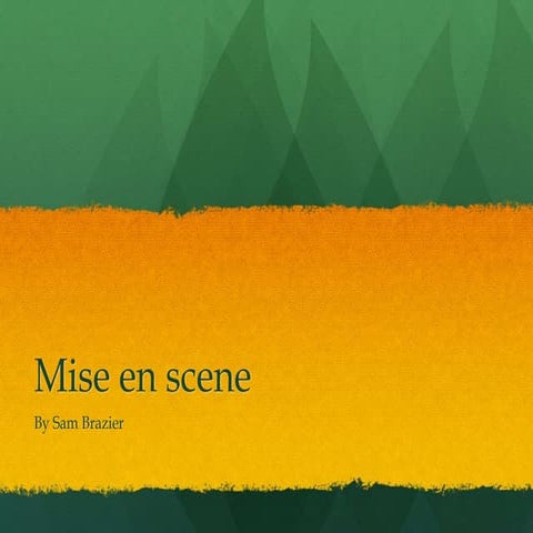 Mise en scene media decent hosptial sence 