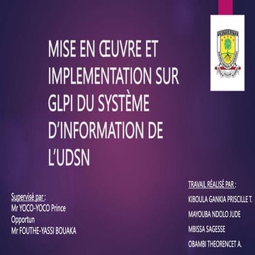 MISE EN ŒUVRE ET IMPLEMENTATION SUR GLPI.pptx