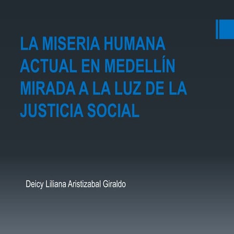 Miseria humana
