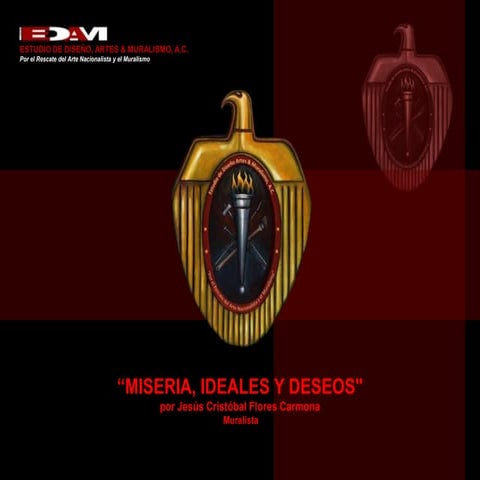 MURAL MISERIA, IDEALES Y DESEOS