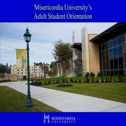 Misericordia adult student orientation