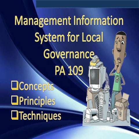 MIS  for Local Governance