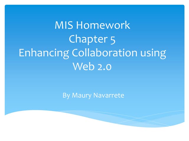 Mis homework