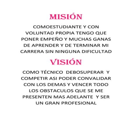 Misión