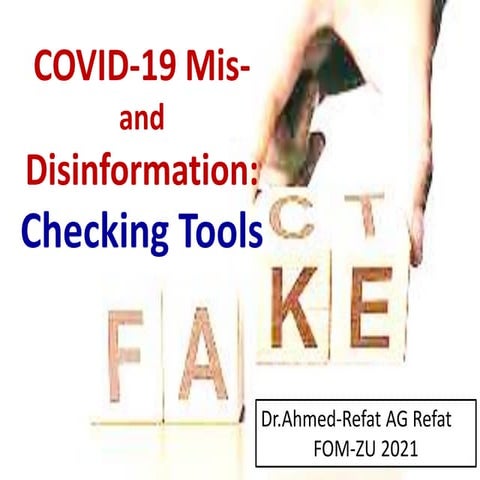 Misinformation management-tools
