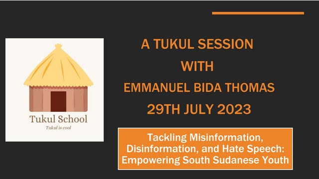 Tackling Misinformation, Disinformation, and Hate Speech: Empowering South Su...