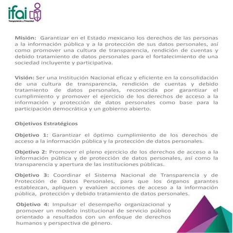 Visión, misión y objetivos estratégicos