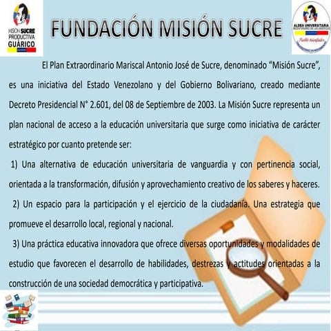 MISIÓN SUCRE misión y visión.pptx