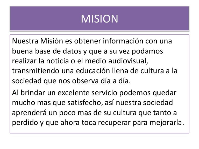 Mision Mision