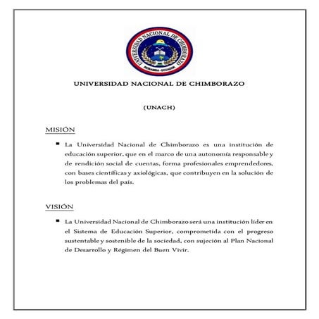 Mision y vision