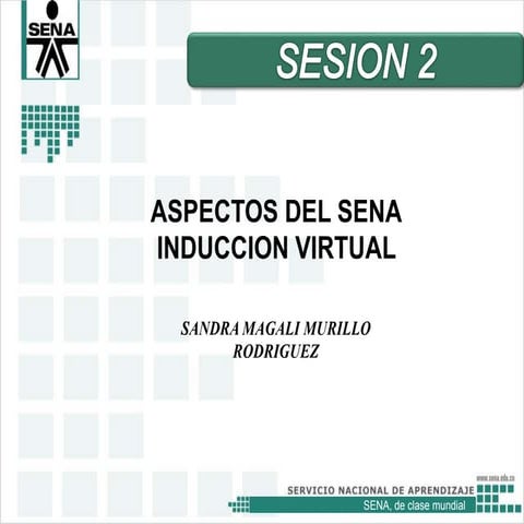 Mision y vision de sena