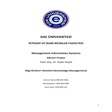 Knowledge Management