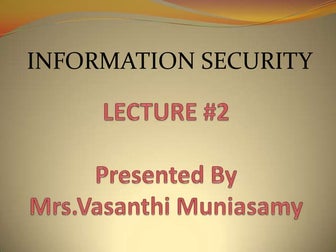 Attack lecture #2 ppt