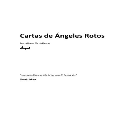 Mis novelas - Cartas de Ángeles Rotos