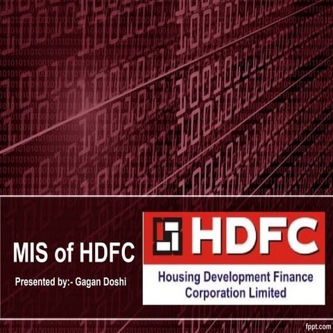 MIS of HDFC Bank
