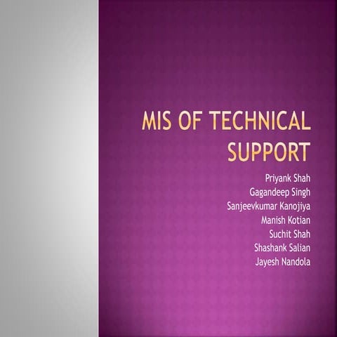 Technical Support Helpdesk