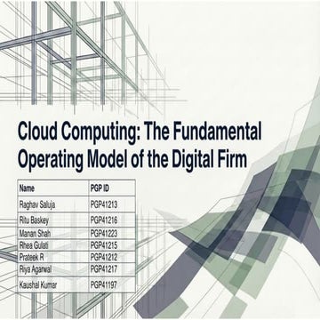 Management Information Systems Cloud Computing | PDF