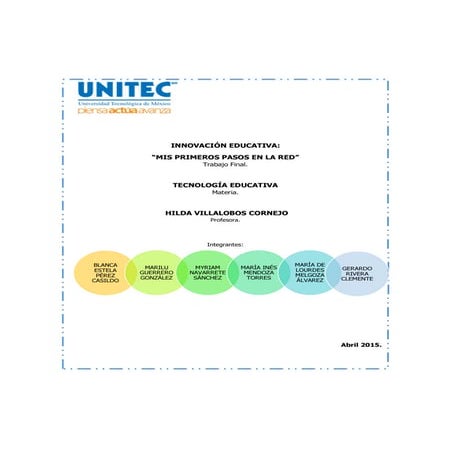 Mis primeros pasos en la red