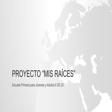 Mis raices | PPTX