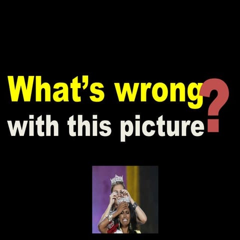 What's wrong with this picture?