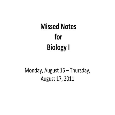 Missed notes (08 15 to 08 17)
