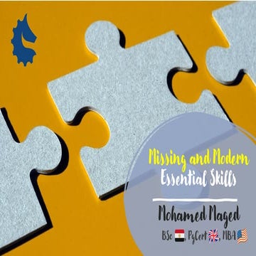 Missing and modern necessary skills